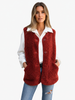 Women's Teddy Plush Button-Up Vest