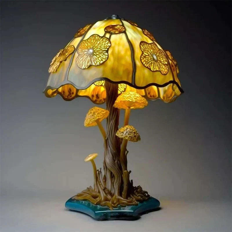 Enchanting Stained Glass Table Lamp - DreamGlow