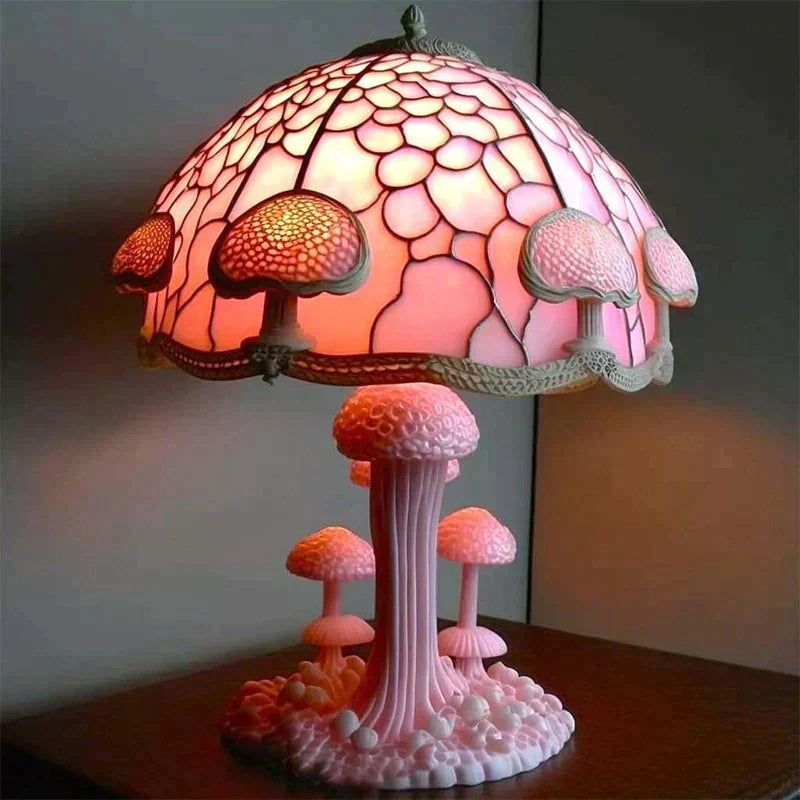 Enchanting Stained Glass Table Lamp - DreamGlow