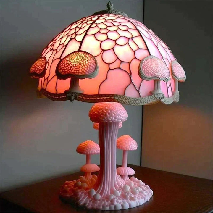 Enchanting Stained Glass Table Lamp - DreamGlow