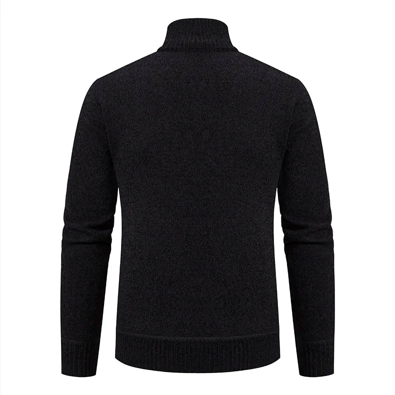 Men's Knitted Cardigan with Lining – Soft Cardigan Jacket