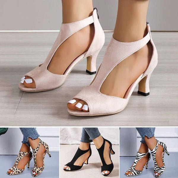 Elegant Heeled Sandals for Women