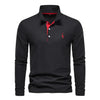 Long-Sleeved Polo Shirt for Men