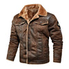 Luxurious Oversized Leather Jacket with Velvet Lining – Victor