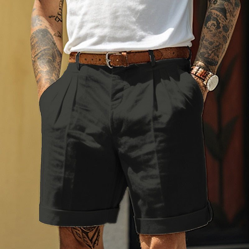 Stylish Linen-Cotton Men's Shorts – Mailand