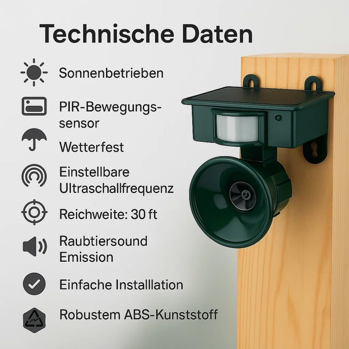 Keep Pigeons Off Your Balcony and Garden | Bird Defense Device | VogelBlock
