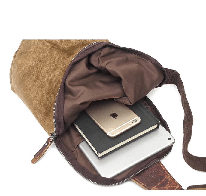 Water-Resistant Canvas Crossbody Bag with Anti-Theft Pocket – MultiWear