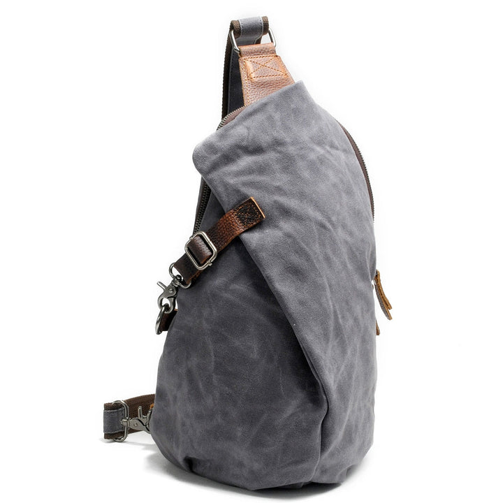 Water-Resistant Canvas Crossbody Bag with Anti-Theft Pocket – MultiWear