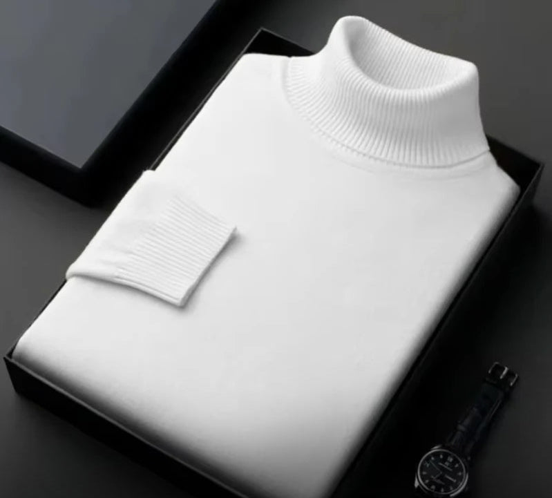 Men's Cashmere Roll Neck Sweater – Silvano