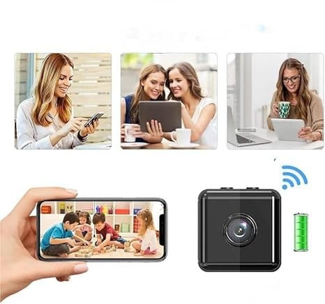 Wireless Mini WiFi Security Camera 1080P Full HD, 8 m Infrared Night Vision, 90-Day Battery, IP65