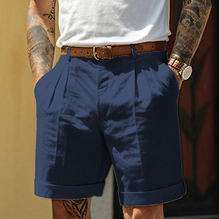Stylish Linen-Cotton Men's Shorts – Mailand