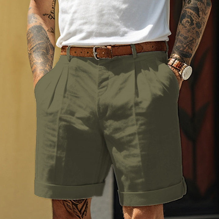 Stylish Linen-Cotton Men's Shorts – Mailand