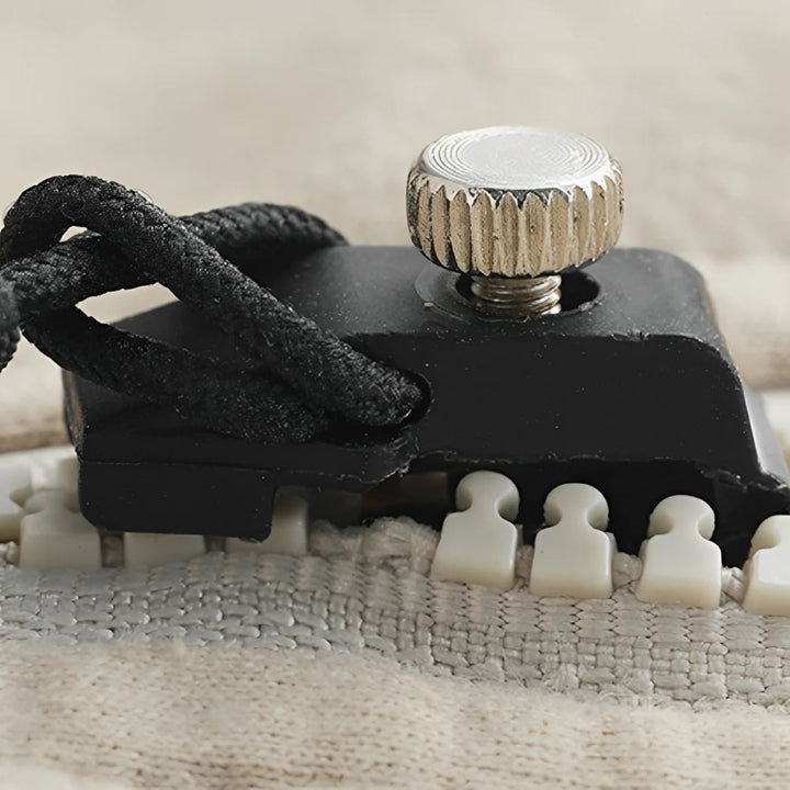 Zipper Replacement Slider for Broken Repair with Universal Fit and Thumbscrew Clamp